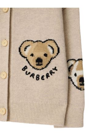 cardigan in cotone beige BURBERRY KIDS | 8109387C1540